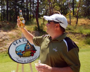 Shameless product placement as golfer enjoys a fabulous day at Olympic View Golf Course