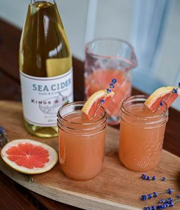 Cider + Grapefruit Mimosa